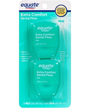 Equate Extra Comfort Mint Dental Floss