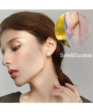 450PCS Stainless Steel Flat Pad Earring Posts with Butterfly Backs - Hypoallergenic Stud Earrings for DIY Jewelry Making (Silver) - Buy Online on GoSupps.com