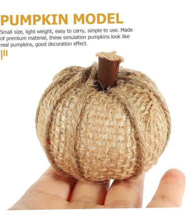HOMSFOU 12pcs Artificial Pumpkin Autumn Thanksgiving Pumpkin Decorative Pumpkin Festival Pumpkin Halloween Props Photo Props Models Halloween Decorative Props Foam Ornaments Fake Pumpkin - Buy Online on GoSupps.com