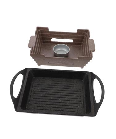 RORPOIR 1pc Oven Nonstick Coating Stove Pan Outdoor Grills Metal Barbecue Rack Grill Plate Grilled Fish Stove Alcohol Bbq Stove Camping Stove Medical Stone Coating Pull-out