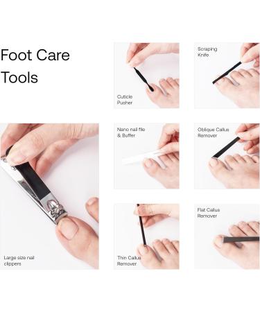 CAELYN & FRANCIS 18Pcs Manicure Set with Nail Clippers - Men and Women Nail Kit - Gift for Wife, Girlfriend, Parents - Elegant White - Buy Online on GoSupps.com