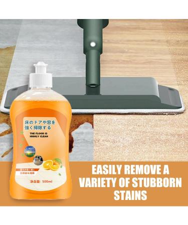 XIRUJNFD Xiedasi Floor Cleaner Wood Floor Cleaner Tile Floor Cleaner Tile Cleaner Floor Cleaner Liquid Quick Shine Floor Cleaner (Orange-1Pcs 500ml) - Buy Online on GoSupps.com