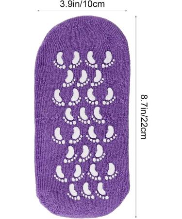 2 Pairs Gel Socks Foot Heel Lotion Socks Dry Feet Socks Supple Spa Socks Features Socks for Women Reusable Moisturizing Socks Women s Socks Soft Cotton Yarn Miss Nursing Cover 22x10x1cm - Buy Online on GoSupps.com