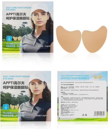 Flkiglm UV protection golf eye patch moisturizing skin care hydrogel golf eye mask for outdoor sports sun care for women mens skin in outdoor sports travel leisure women men - Buy Online on GoSupps.com