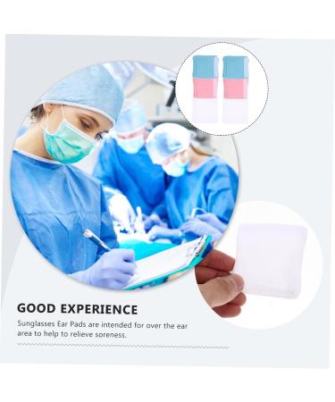 Healeeved 6st Mask Glasses Ear Pads - Comfort Ear Protectors for Masks | Cotton Nose Pads & Anti-Strangulation Design 5.5x5.5cm - Buy Online on GoSupps.com