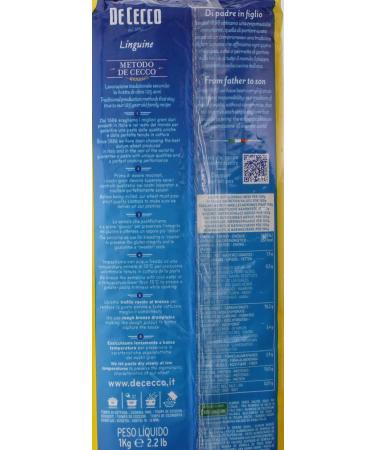 De Cecco De Cecco - Linguine No. 7 Pasta - 1 kg - Buy Online on GoSupps.com