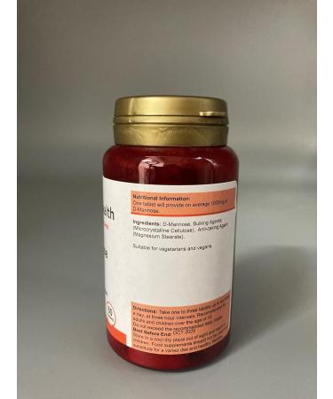 Power Health D-Mannose 1000mg - 60 Tablets - Buy Online on GoSupps.com