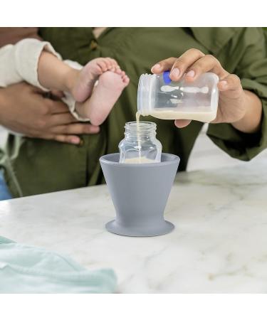Ingenuity Bokee Hands-Free Baby Bottle Holder - Grey - Buy Online on GoSupps.com