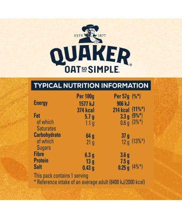 Quaker Oat So Simple Golden Syrup Porridge Pots 57 g (Pack of 24) - Buy Online on GoSupps.com
