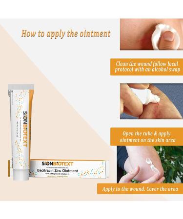 Buy Bacitracin Zinc Ointment - 1 oz First Aid Antibiotic Cream for Cuts Scrapes & Burns - Fast Healing & Wound Care Solution - Buy Online on GoSupps.com
