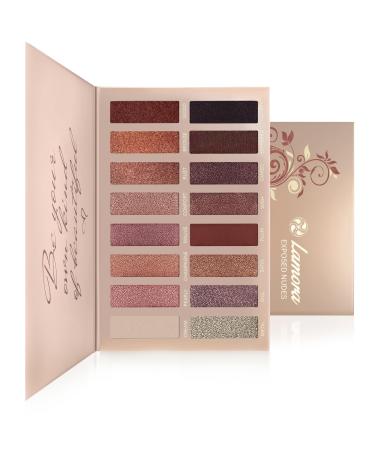 Eyeshadow Palette Eye Makeup - Nude 16 Colors Shimmer Matte Ultra Pigmented Eye Shadow