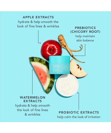 TULA Skin Care 24-7 Moisture Hydrating Day and Night Cream - Ageless Anti-Aging Face Moisturizer with Watermelon and Blueberry Extracts | 1.5 oz - Buy Online on GoSupps.com