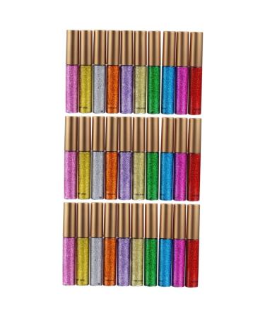 Didiseaon 30 Pcs Shinny Eyeliner Liquid Eyeliner Eye Shadow Eyeliner Pencil Liquid Eyeshadow Nightclub