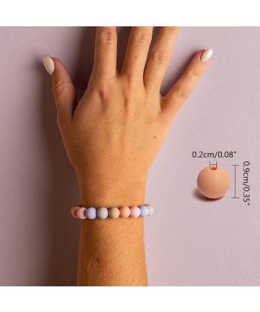 100 Pcs 9mm Round Silicone Beads Set for DIY Necklace Bracelet, Teething & Chewing Beads for Handicraft Jewelry - Buy Online on GoSupps.com
