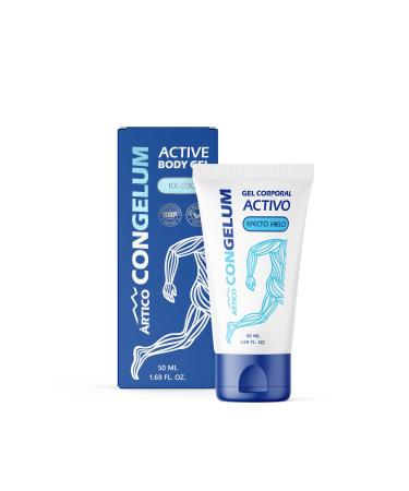 Gel Corporel | Rafra chissant avec Menthol Cannelle Huile de Romarin Gingembre & Cayenne | Gel Non Gras pour Jambes Bras Dos & paules | 50 ml | 1 Pack