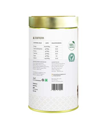 Teamonk Tapas Organic Darjeeling Oolong Tea Loose Leaf (5.3 oz) - 75 Cups, Fat Burn & Metabolism Boost - USDA Certified - 5.2 oz (Pack of 1) - Buy Online on GoSupps.com