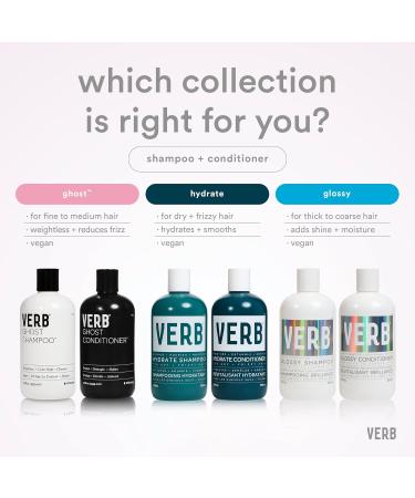 VERB Hydrate Conditioner - Detangles Dry Frizzy Hair | Adds Moisture & Reduces Frizz | Amber + Warm Jasmine 12 Fl Oz - International Shipping Available - Buy Online on GoSupps.com