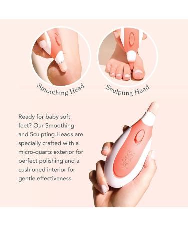 Pedi Peach Professional Electric Foot Scraper - Callus & Corn Remover for Dead Skin - Portable Pedicure Kit - Buy Online on GoSupps.com