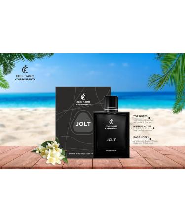 C_ool Flames Luxury Jolt Unisex Eau De Parfum with Lavender Jasmine Coriander Mint Tobacco & Musk Premium Long Lasting Aquatic & Floral Fragrance Scent Perfume for Men & Women 100 ML - Buy Online on GoSupps.com