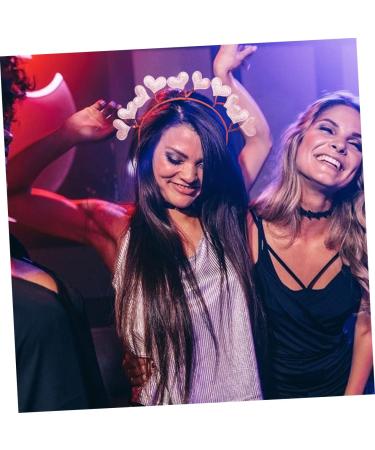 CALLARON Love Headband Love Heart Headband Flower Girl Hair Accessory Scrunchies for Antenna Bopper Flower Girl Valentines Felt Cloth Accessories Wedding Women's Pink - Buy Online on GoSupps.com