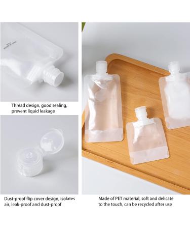 30/50/100ml Shampoo Makeup Fluid Sub Bottle Transparent Clamshell Packaging Bag Refillable Squeeze Pouches Portable Plastic Travel Fluid Pouches for Lotion Shampoo Face Cream-20pcs (30 ml) - Buy Online on GoSupps.com