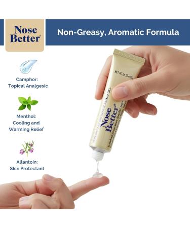 OAKHURST COMPANY Nose Better Nasal Gel Ointment Original Non Greasy Formula Nasal Gel That Moisturizes Dry Nose, Tender Skin, Nostrils and Nasal Passages - Buy Online on GoSupps.com