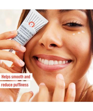 First Aid Beauty Hydrating Eye Cream with Hyaluronic Acid - Puffiness Reduction & Fine Line Smoothing - 0.5 oz - Buy Online on GoSupps.com