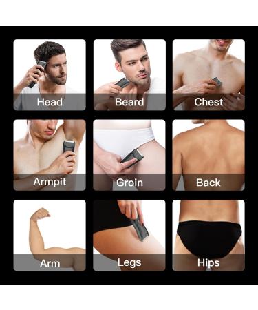 ENSSU Manscape Electric Groin Hair Trimmer - Waterproof & Showerproof Cordless Ball Shaver for Men - Ultimate Body Groomer for Pubic & Body Hair - Buy Online on GoSupps.com