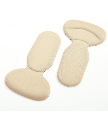 Memory Foam Heel Protector Pads for High Heels - 2 Pairs (Black & Beige) | Comfortable Foot Care for Men & Women - Buy Online on GoSupps.com