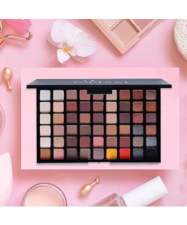 Amagogo 54 Colors Eyeshadow Palette Highly Pigmented Eye Pigments Blendable Gift Make up Cosmetics Kit Eyeshadow Pallet for Beginners - Buy Online on GoSupps.com