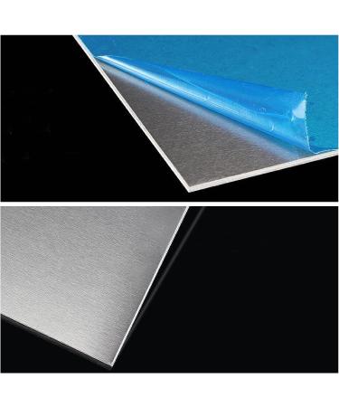 10pcs BENECREAT 5x7 Inches Unplated Brushed Aluminum Sheets for Stamping, Embossing, Painting - Dual Sided Panels with Strong Composite Core, Silver Finish - Buy Online on GoSupps.com