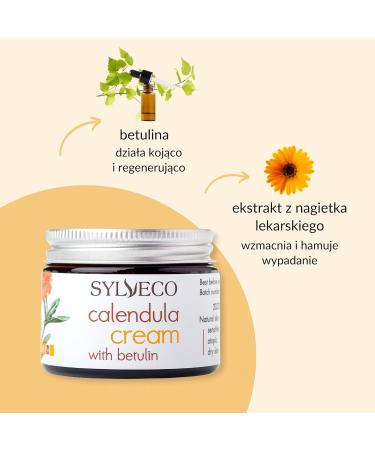 Calendula & Birch Moisturising Cream with Betulin | Nourishing Skin Hydration | International Shipping Available - Buy Online on GoSupps.com