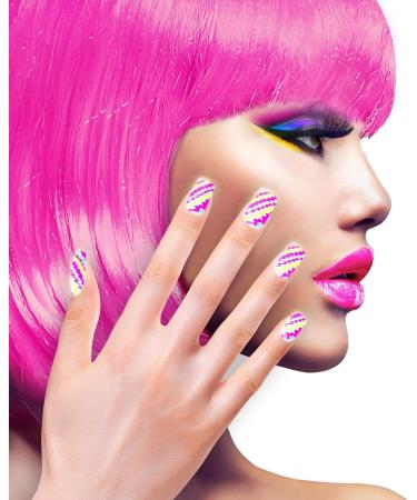 Widmann Fingernails Set - 12 Self-Adhesive Nails for Carnival Theme Parties & Halloween Accessories - Buy Online on GoSupps.com
