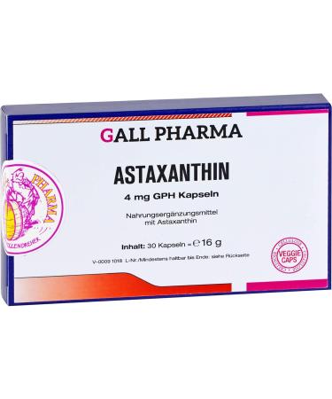 Astaxanthin 4 mg GPH Capsules 30 Count | Premium Antioxidant Supplement for Enhanced Health & Vitality Buy Internationally - Buy Online on GoSupps.com