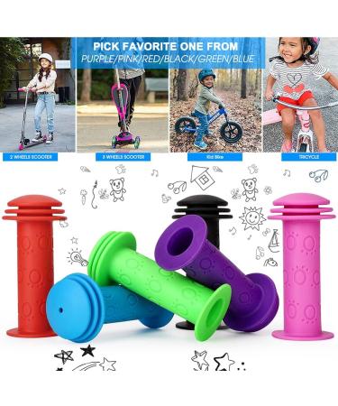 Buy Safe 22mm Bicycle Handles for Children | 105mm Handlebars for Kids' Bikes Scooters & Tricycles - Premium Safety Protection - Buy Online on GoSupps.com