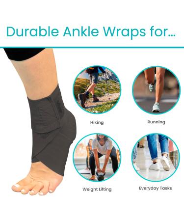 Vive Ankle Wraps (Black) - Buy Online on GoSupps.com