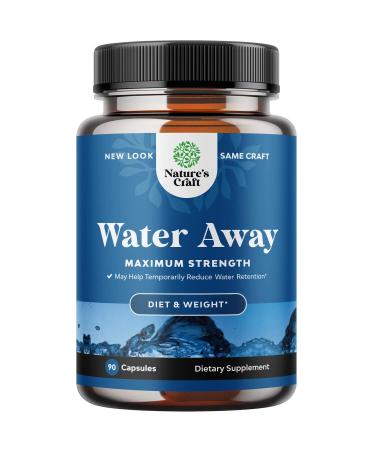 Graves Water Away Supplement and Diuretic Pills - Water Retention Pills 90 Capsules