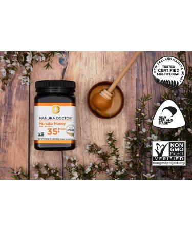 Manuka Doctor Multifloral Manuka Honey MGO 35+ - 17.6 oz (500g) - Premium Health Boost - Buy Online on GoSupps.com