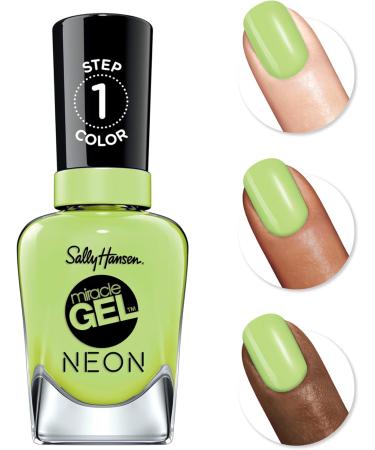 Sally Hansen Miracle Gel Nail Polish - 052 Electri-Lime - Buy Online on GoSupps.com