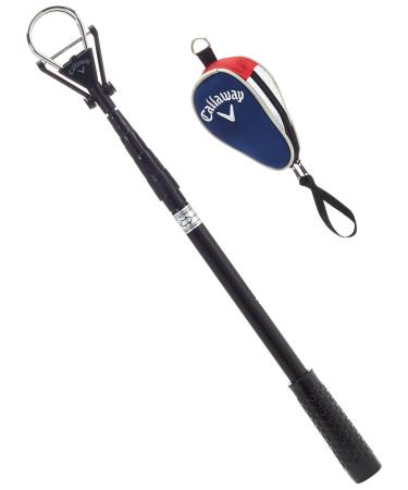 Callaway Golf Ball Retriever for Water, Telescopic with Dual-Zip Headcover 15 Feet