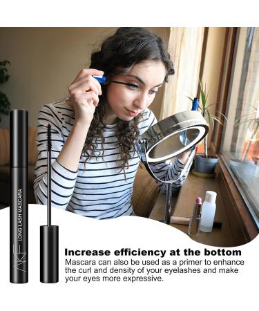 Mascara Make up | Lash-Boosting Makeups Long-Lasting Mascara for Lengthening Lashes | Women Cosmetics for Dating Gathering Working Home Traveling Rowces Slim Makeup 01# Black - Buy Online on GoSupps.com