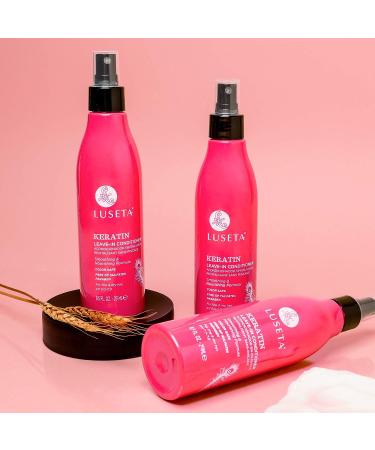 Luseta Keratin Leave-in Conditioner - Anti Frizz Treatment for Curly Hair - 8.5 Fl Oz - Buy Online on GoSupps.com