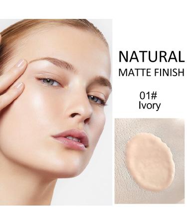 Erinde AirBrush Foundation Spray Set with Brush - Silky, Lightweight Formula for Flawless Coverage and Radiant Finish - 01 Ivory - Buy Online on GoSupps.com