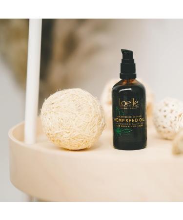 Loelle 100% Natural Hemp Oil - Organic Cold-Pressed Q10 Antioxidant Treatment (100ml) - Buy Online on GoSupps.com