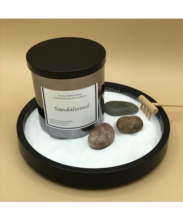 Sandalwood Scented Candles - All Natural 8 oz | Aromatherapy & Stress Relief | Non-Toxic Essential Oils for Women | Cleansing & Healing - Buy Online on GoSupps.com