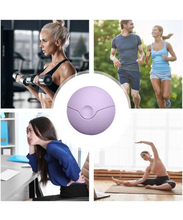 Myofascial Release Ball - Multifunctional TPE Yoga Tuning Ball for Deep Tissue Massage | Compact Trigger Point Ball for Legs Neck & Shoulders - Purple - Buy Online on GoSupps.com