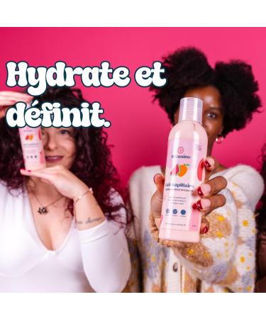 Melanin - Hair Milk - Moisturizes and defines curls - Cream for curly hair frizzy hair wavy hair Afro hair - Hair conditioner - Natural ingredients - Vegan - 200 ml - Buy Online on GoSupps.com