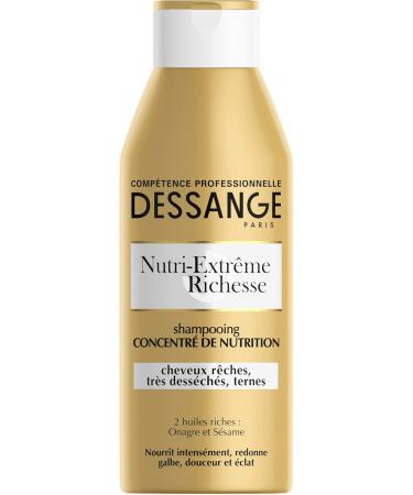 Dessange - Nutri-Extreme Richness Nutrition Concentrated Shampoo - Enriched with Precious Evening Primrose and Sesame Oil - For Coarse Very Dry or Dull Hair - 250 ml - Buy Online on GoSupps.com