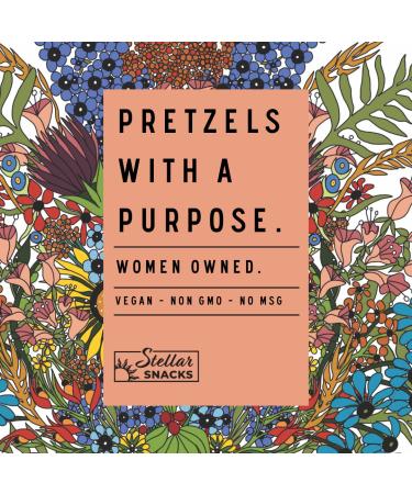 Stellar Pretzel Braids Sweet Maui Onion Seasoned Pretzels 5oz (Pack of 6) - Vegan Non-GMO Snacks by Stellar - Buy Online on GoSupps.com