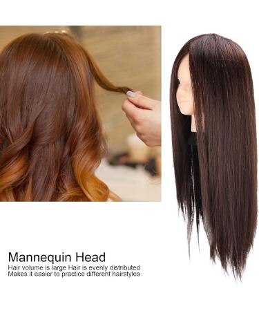 Buy Cersalt Lifelike Make-Up Show Window Doll - Dark Brown Hairdressing Training Head for Cutting Weaving and Dyeing - International Shipping Available - Buy Online on GoSupps.com
